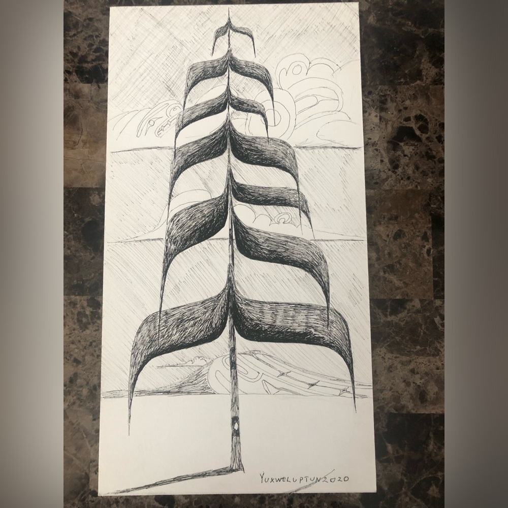 Tree drawing - Picture 3 of 3